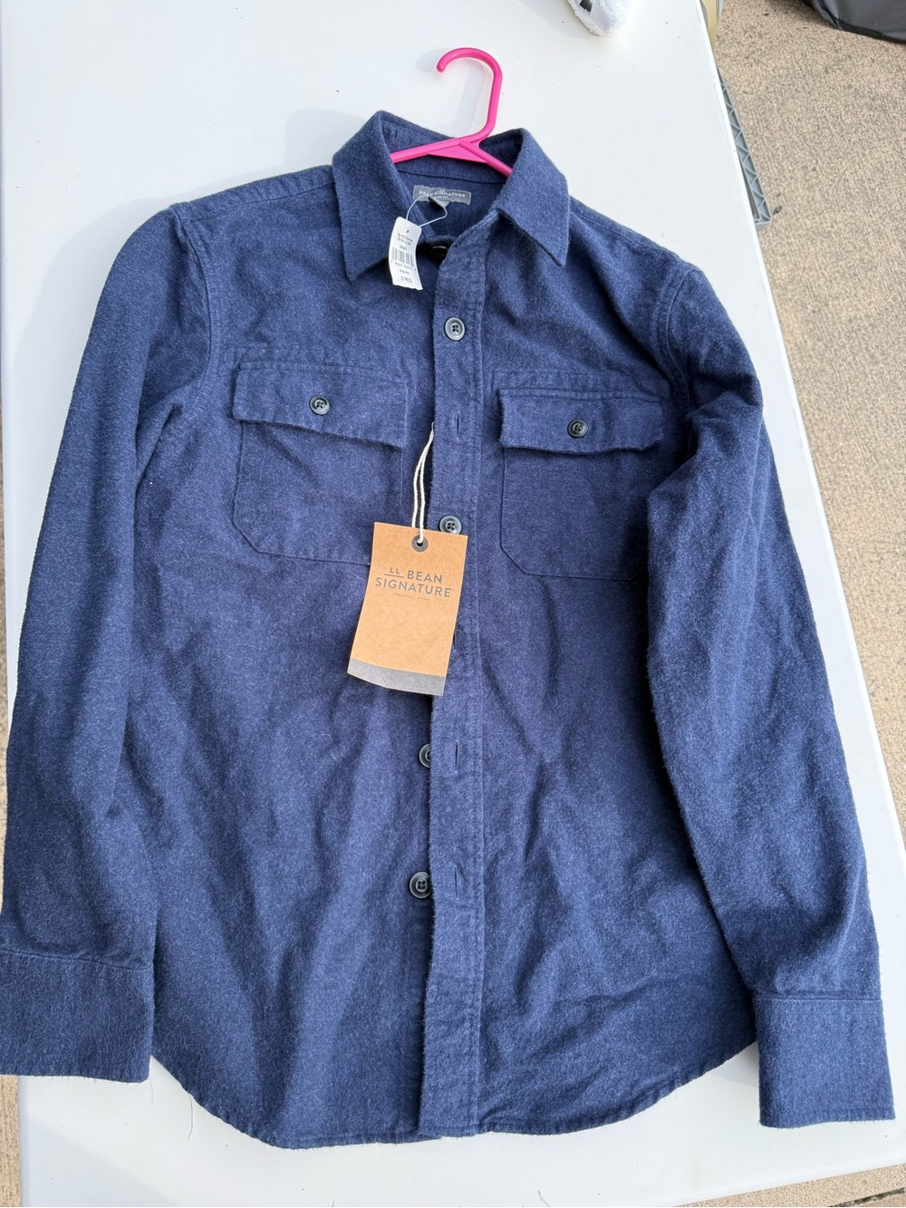 L.L. Bean Navy Shirt Jacket